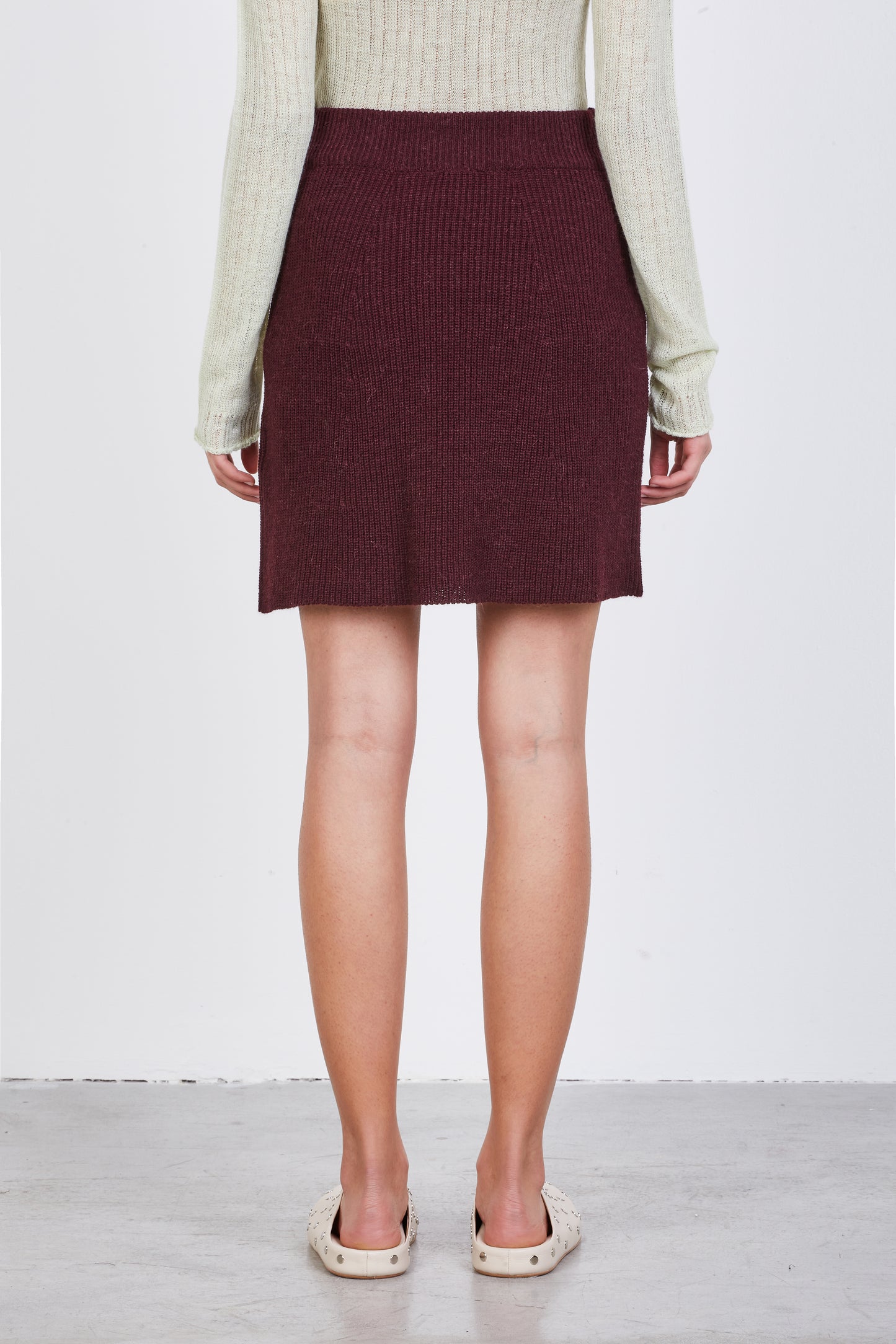 Alysi Knit Mini Skirt 254008