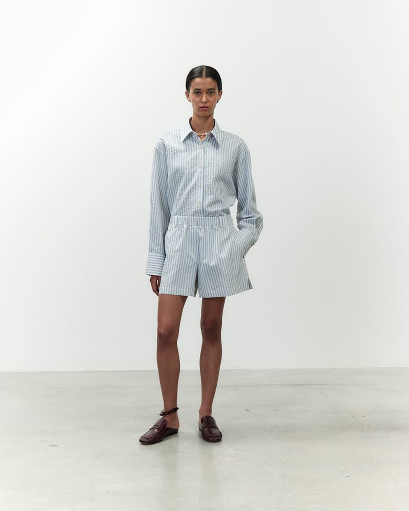 Alysi Tailored Stripe Shorts