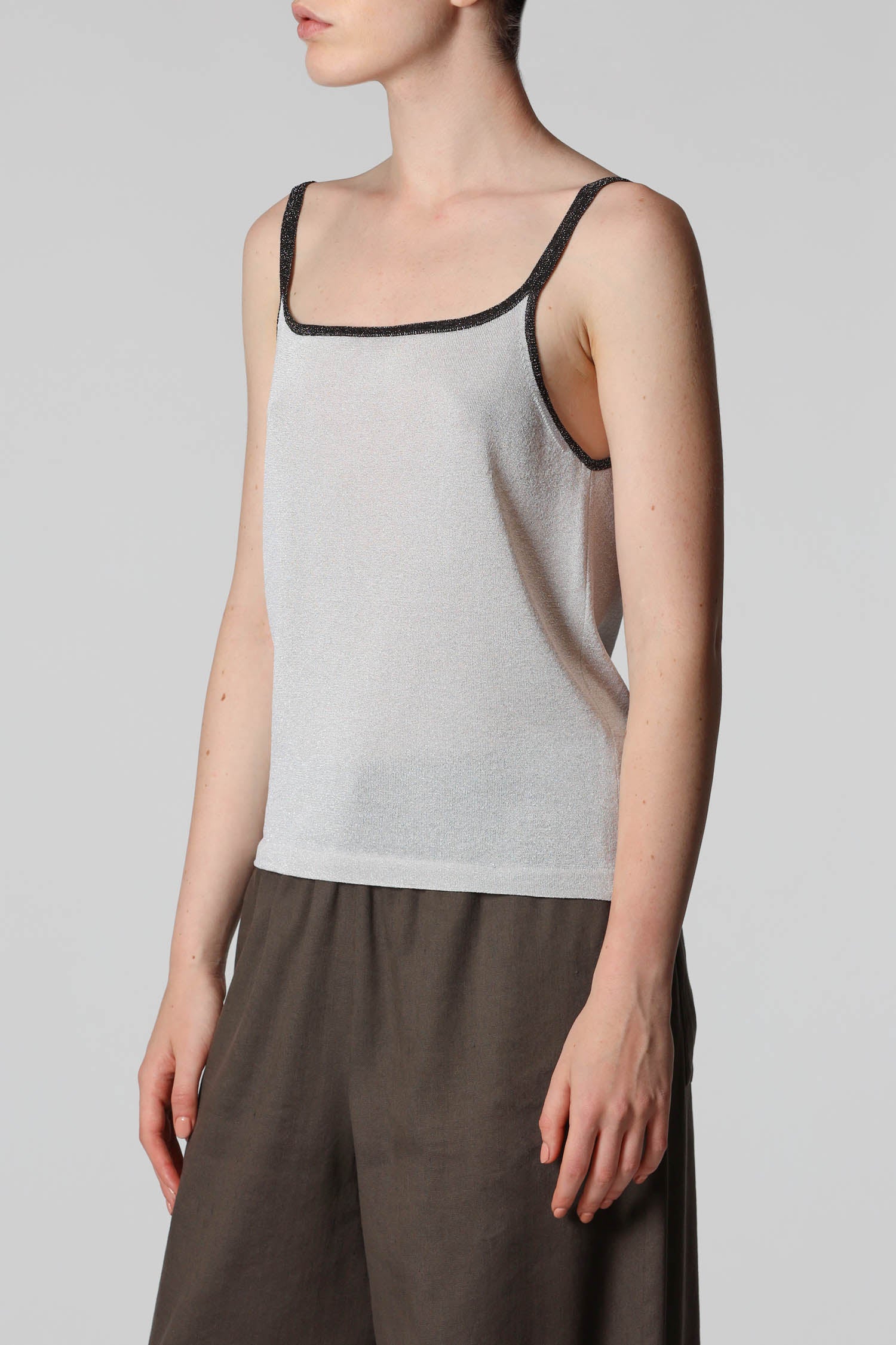 Roberto Collina Lurex Top