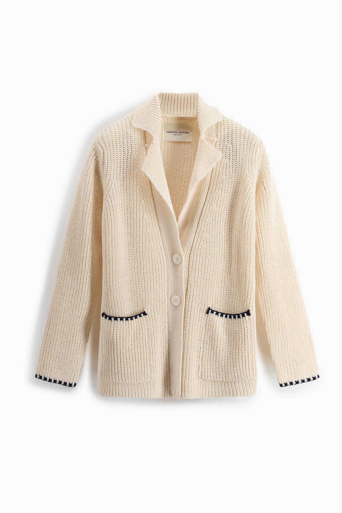 Roberto Collina Contrast-Stich  Cardigan