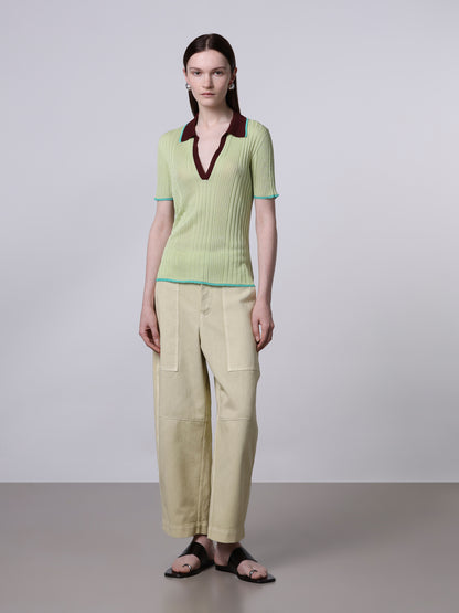 Roberto Collina Ribbed Polo
