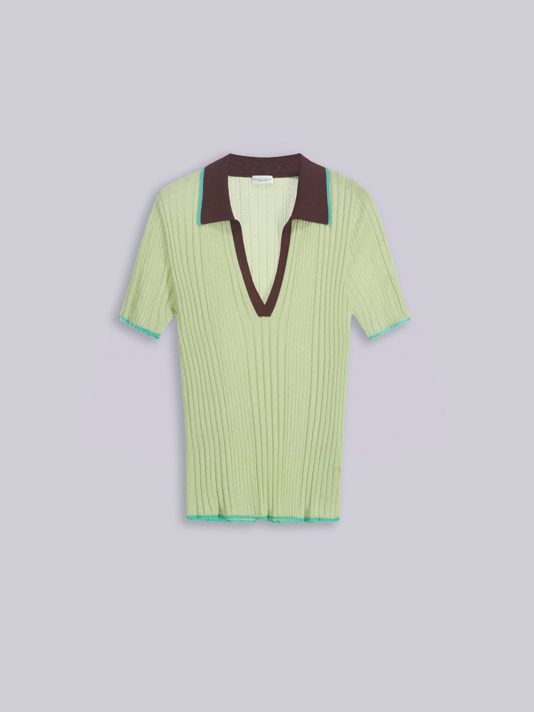 Roberto Collina Ribbed Polo