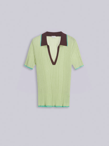 Roberto Collina Ribbed Polo