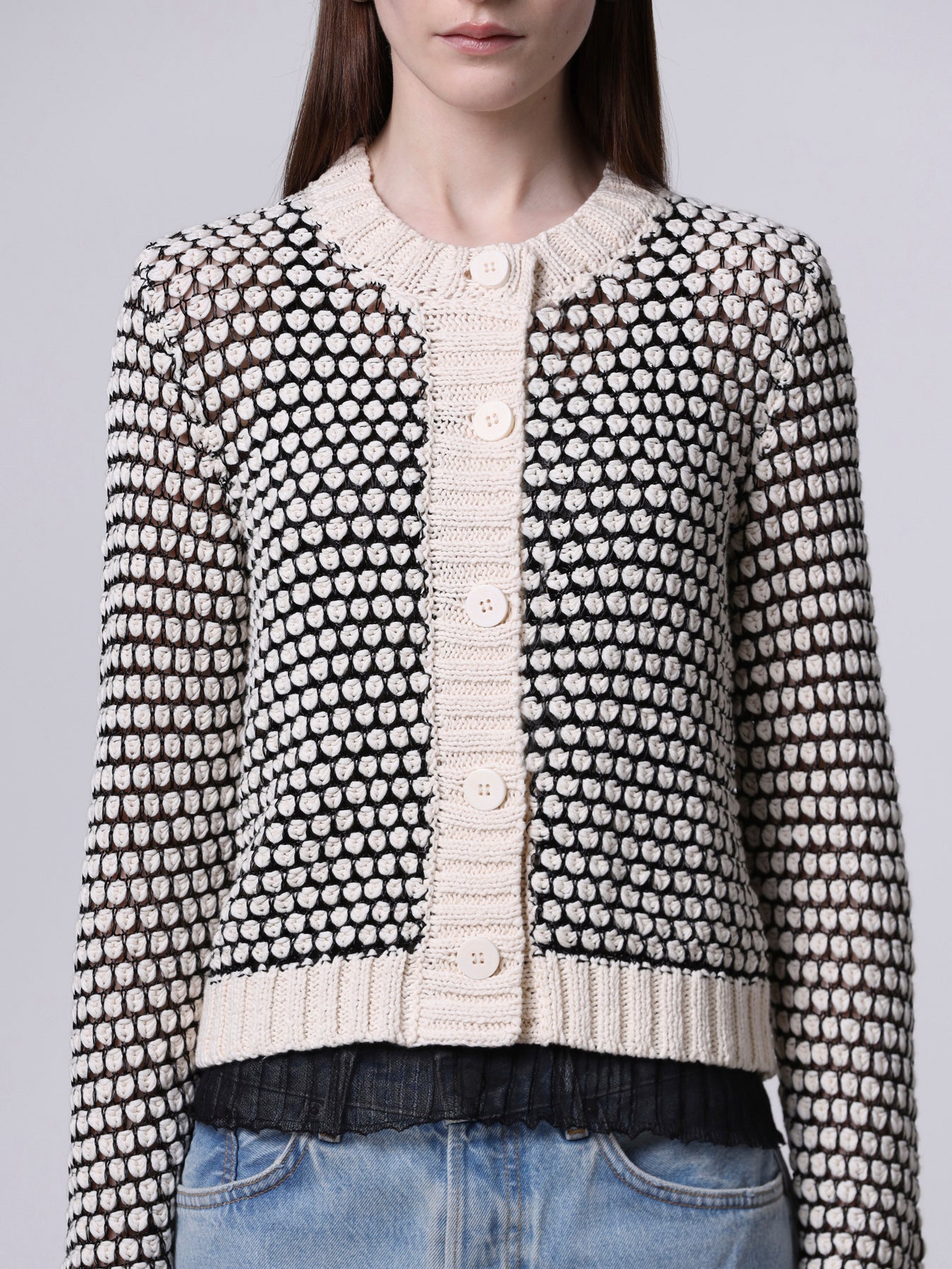 Roberto Collina Bobble-Stitch Cardigan