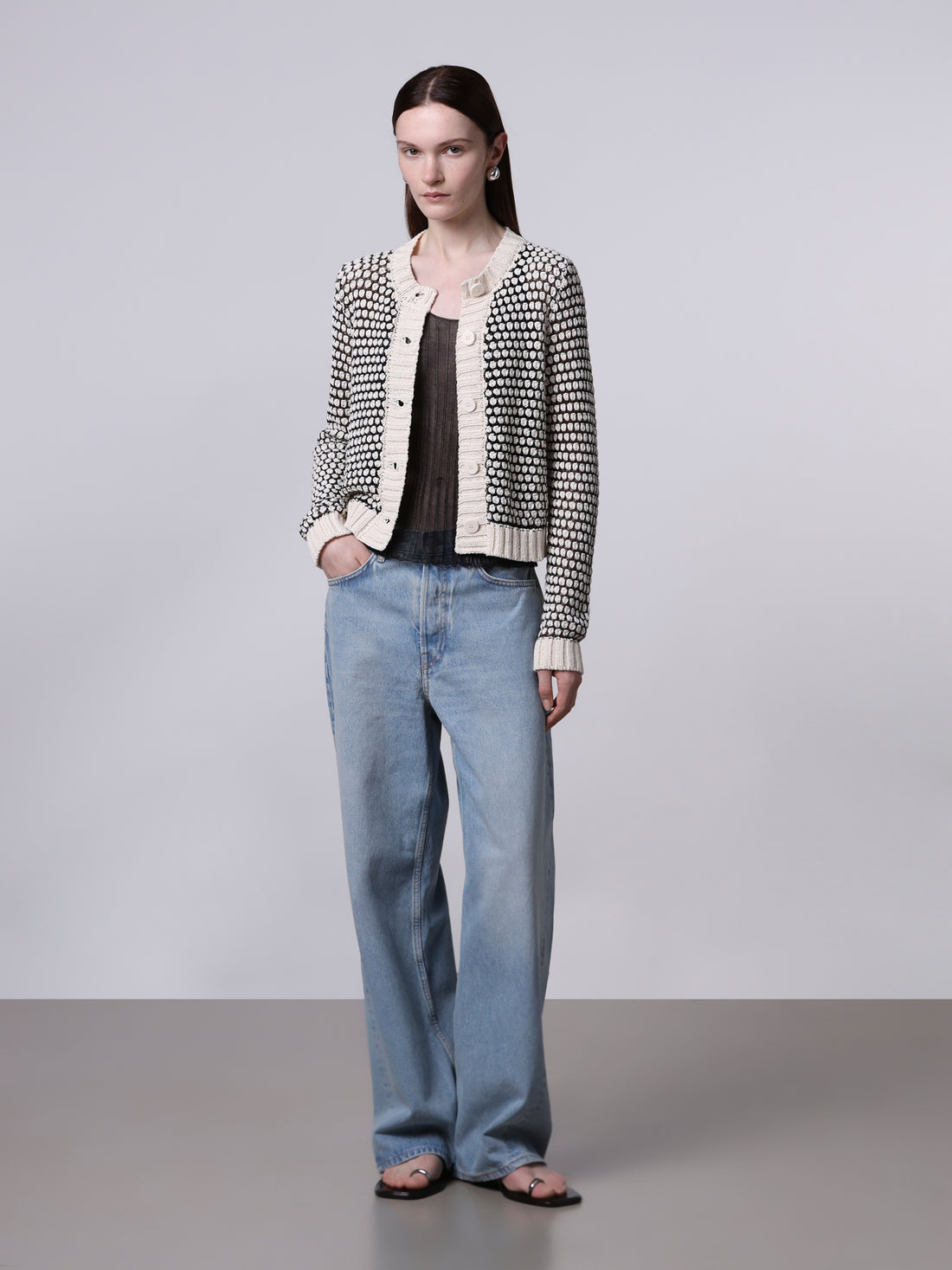 Roberto Collina Bobble-Stitch Cardigan