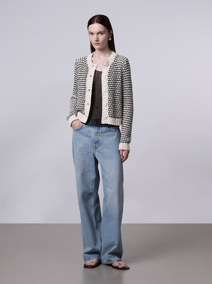 Roberto Collina Bobble-Stitch Cardigan