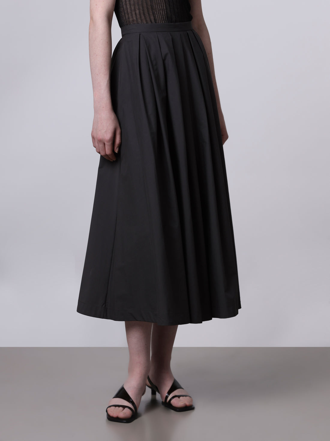 Roberto Collina Wide Pleated Skirt
