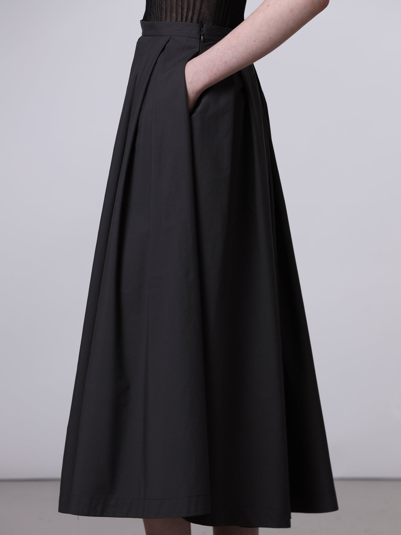 Roberto Collina Wide Pleated Skirt
