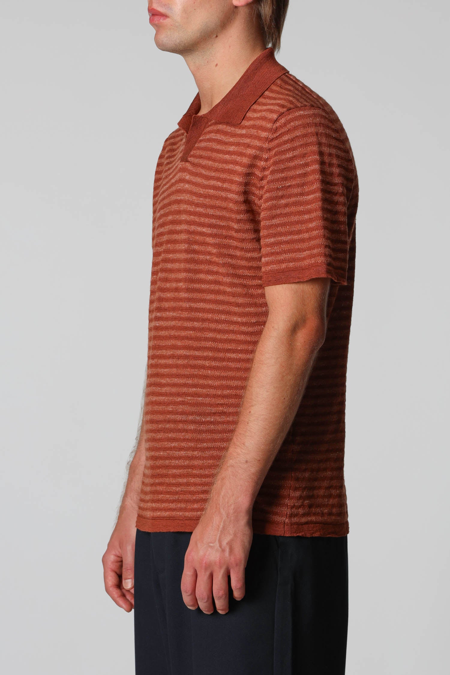 Roberto Collina Striped Polo