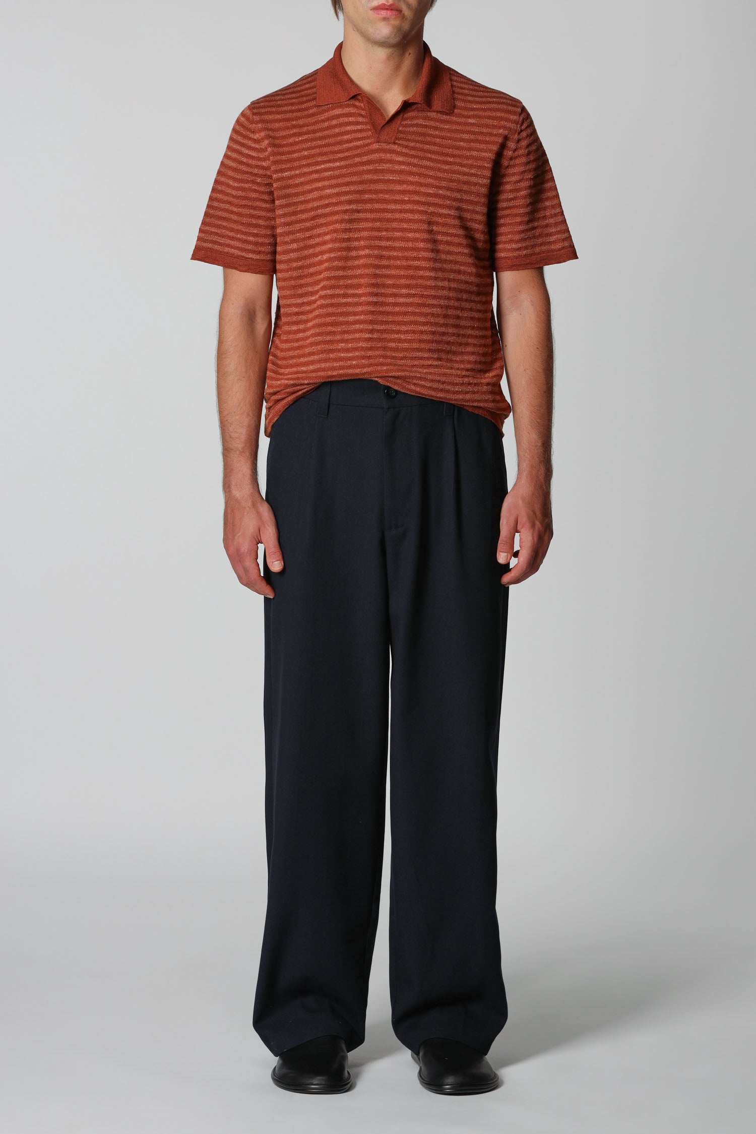 Roberto Collina Striped Polo