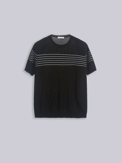 Roberto Collina Striped Short Sleeve