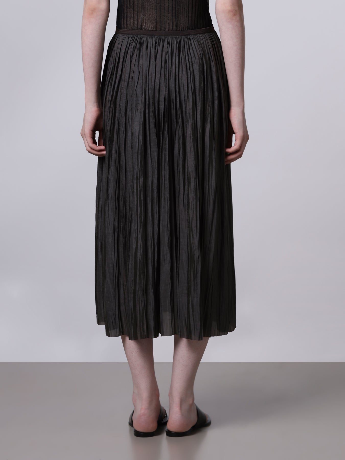 Roberto Collina Plisse Midi Skirt
