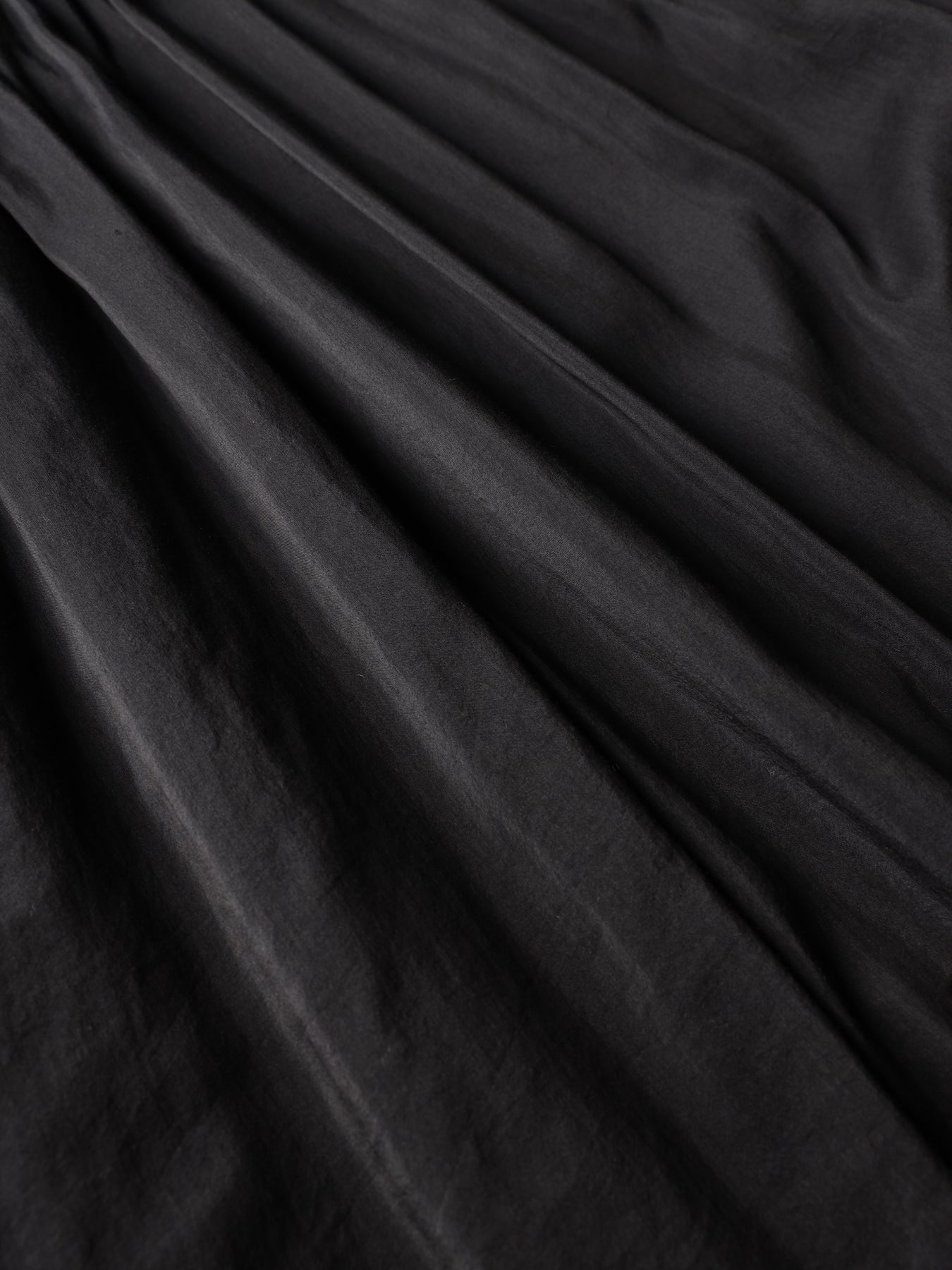 Roberto Collina Wide Pleated Cotton Silk Skirt