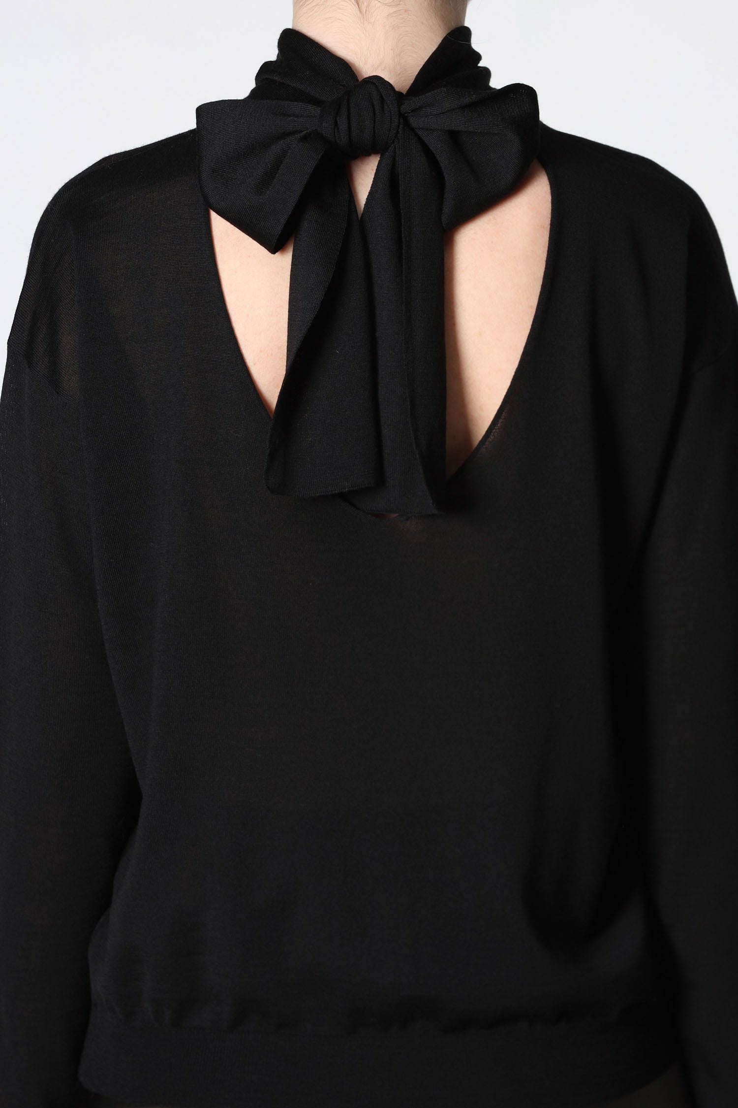 Roberto Collina Scarf V-neck Top