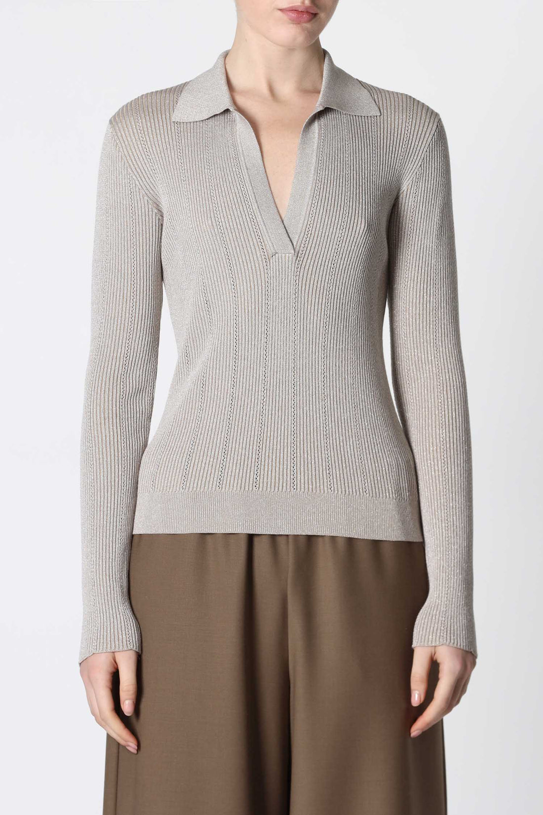 Roberto Collina Polo Lurex
