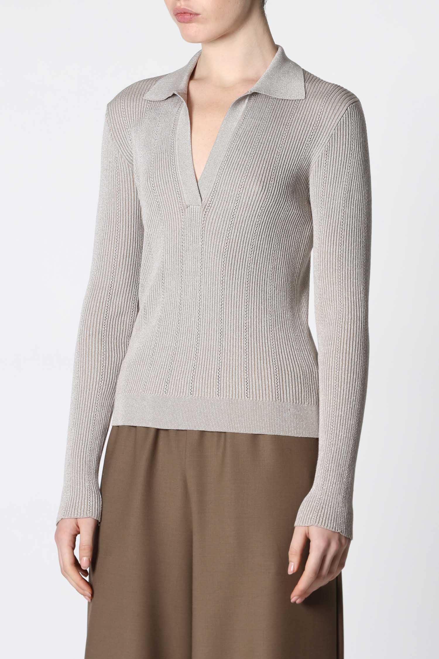 Roberto Collina Polo Lurex