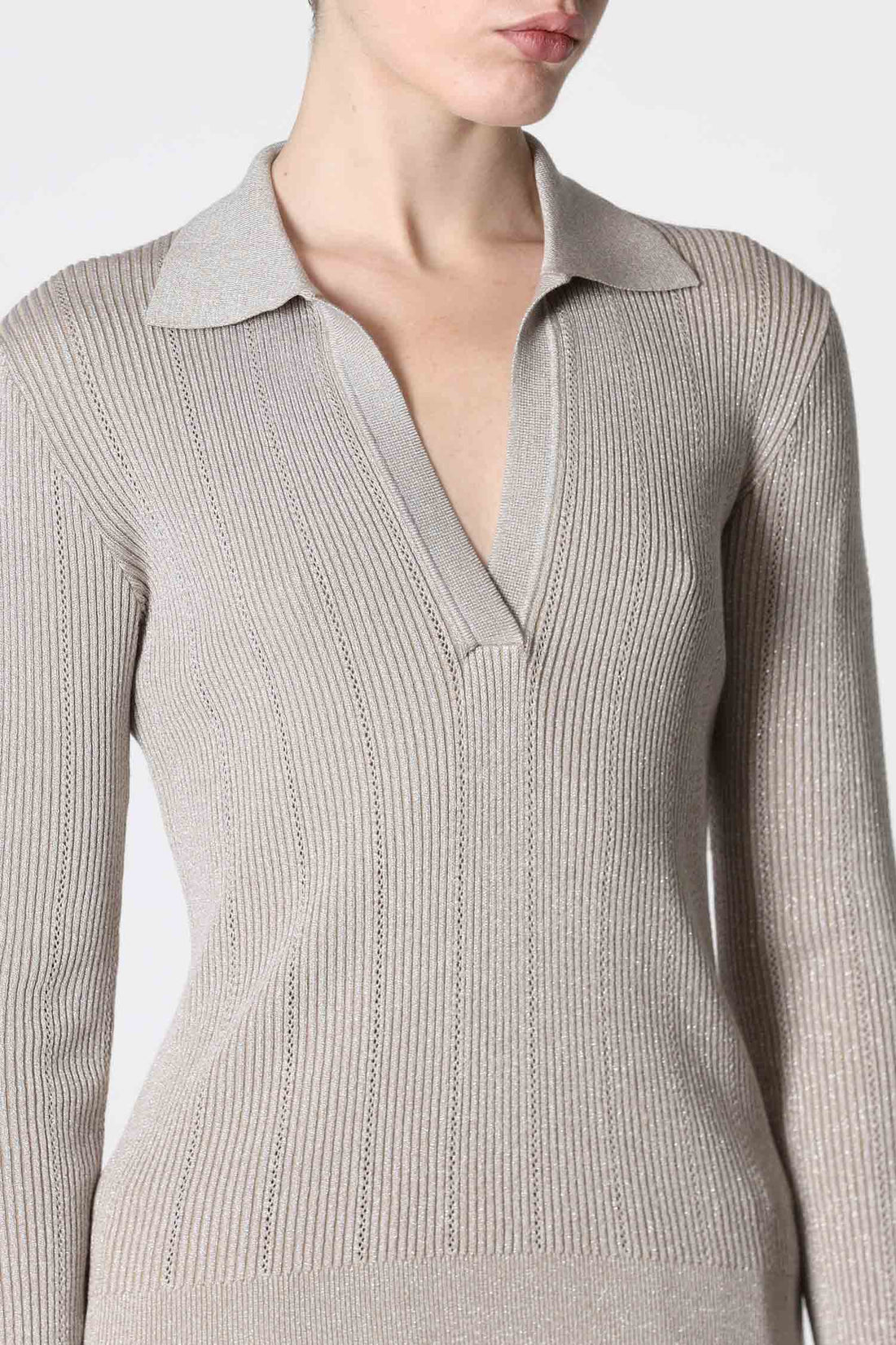 Roberto Collina Polo Lurex
