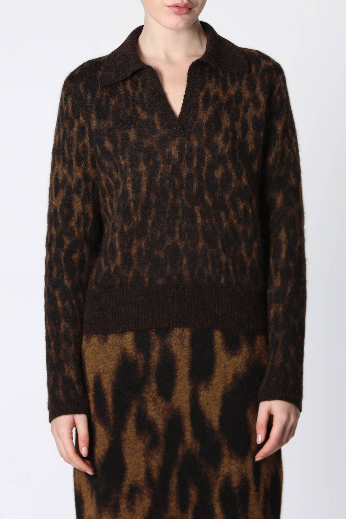 Roberto Collina Polo Animal Print