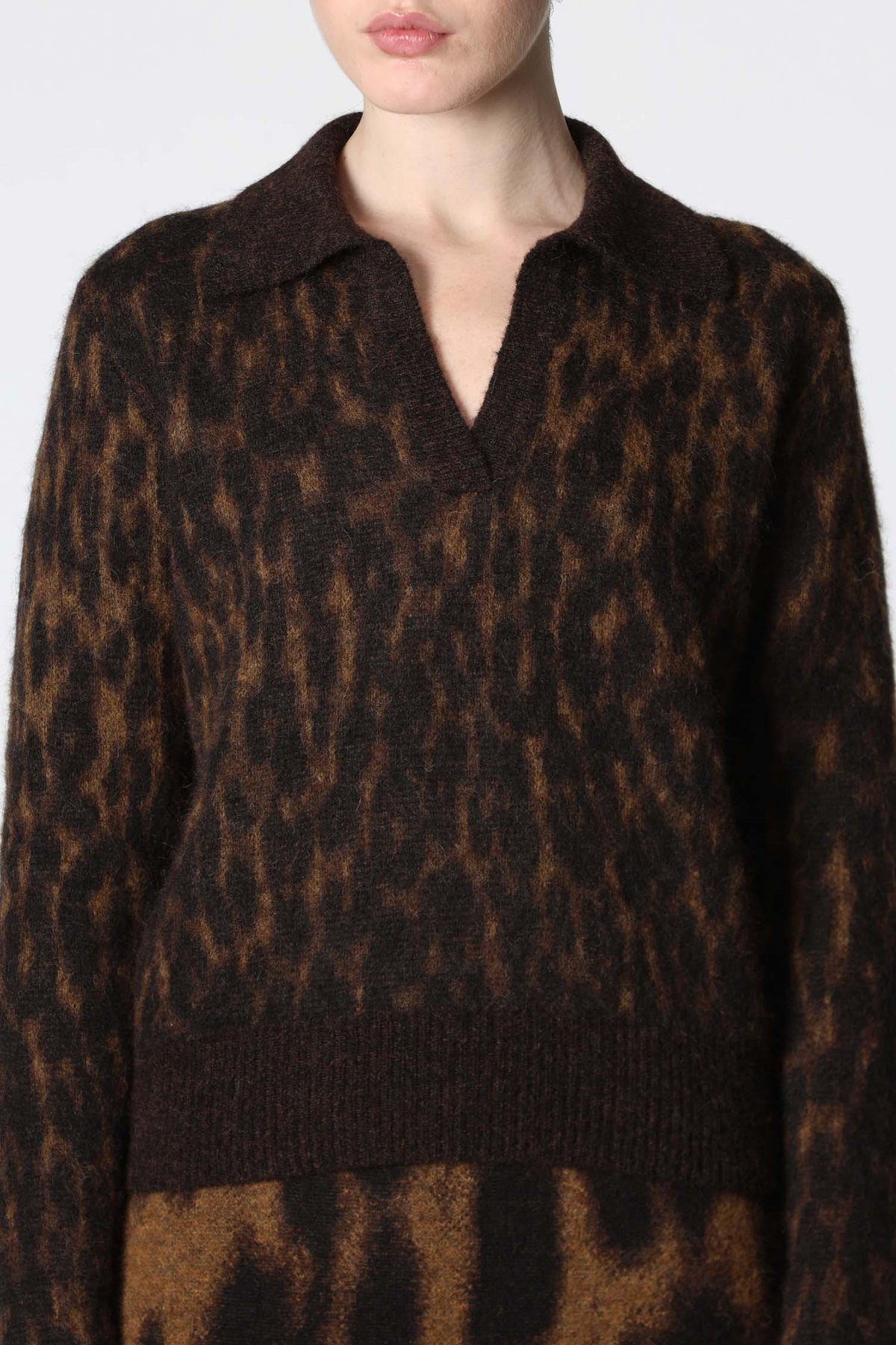 Roberto Collina Polo Animal Print