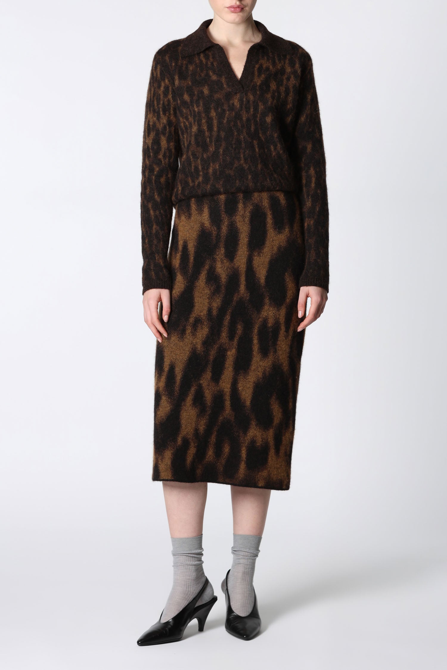 Roberto Collina Polo Animal Print