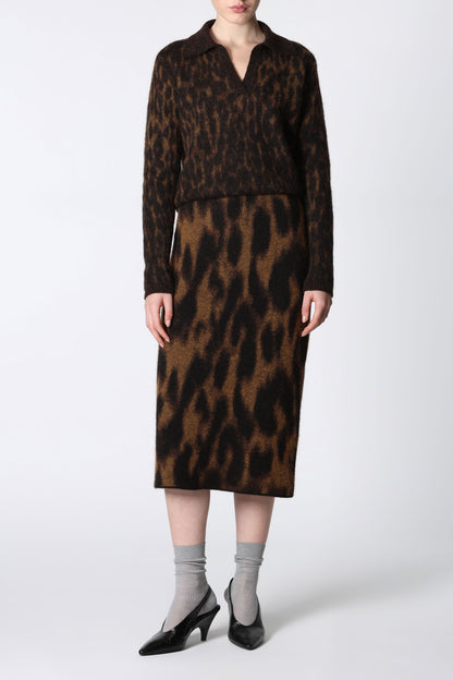 Roberto Collina Polo Animal Print