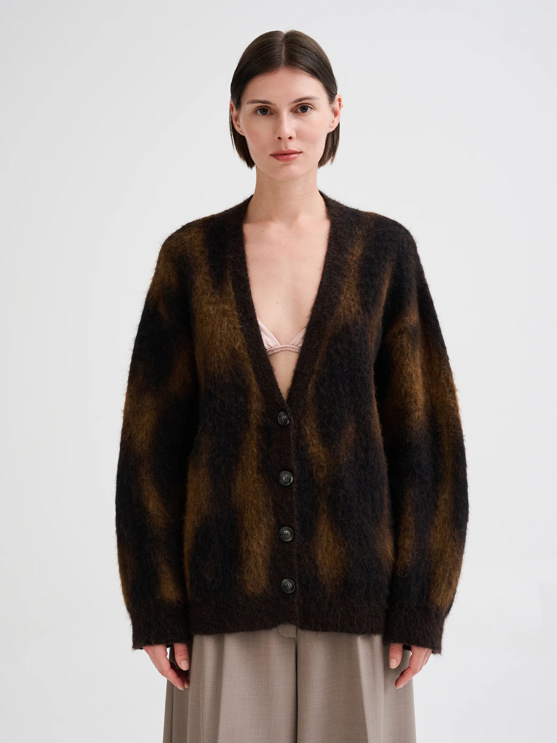 Roberto Collina Cardigan Animal Print