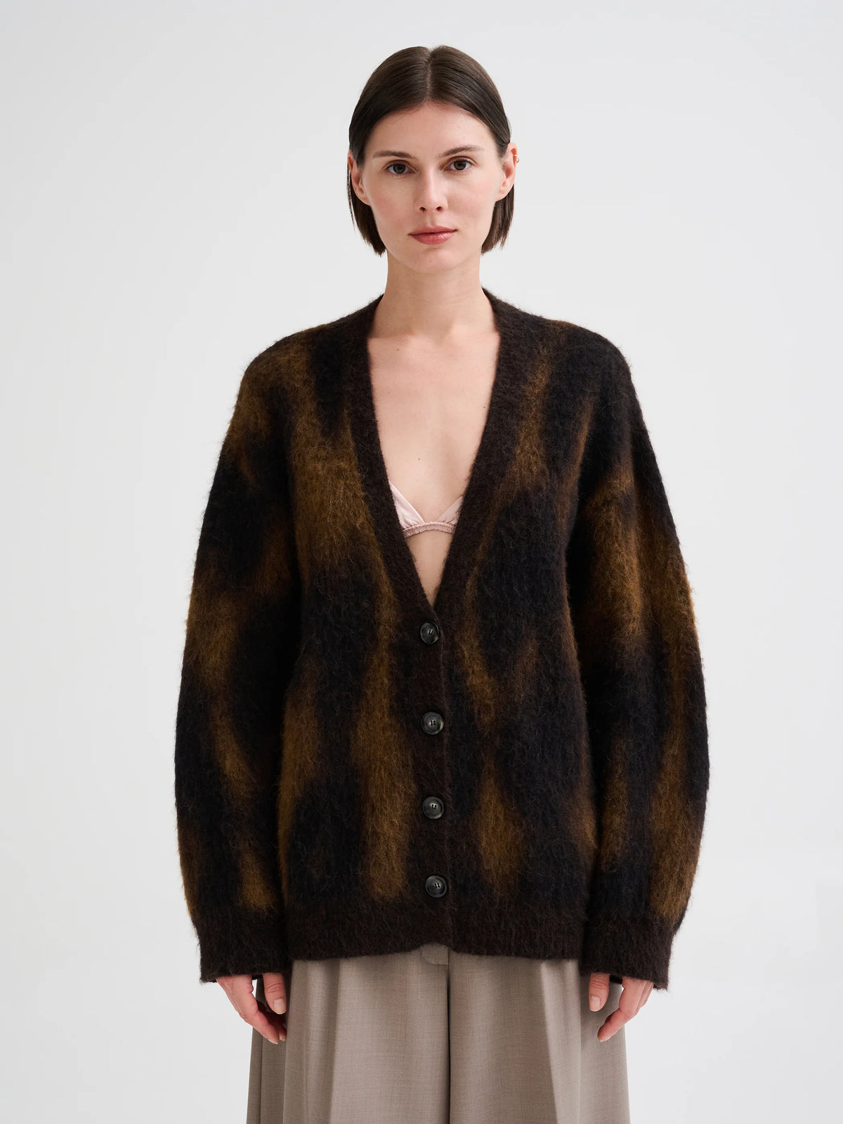 Roberto Collina Cardigan Animal Print