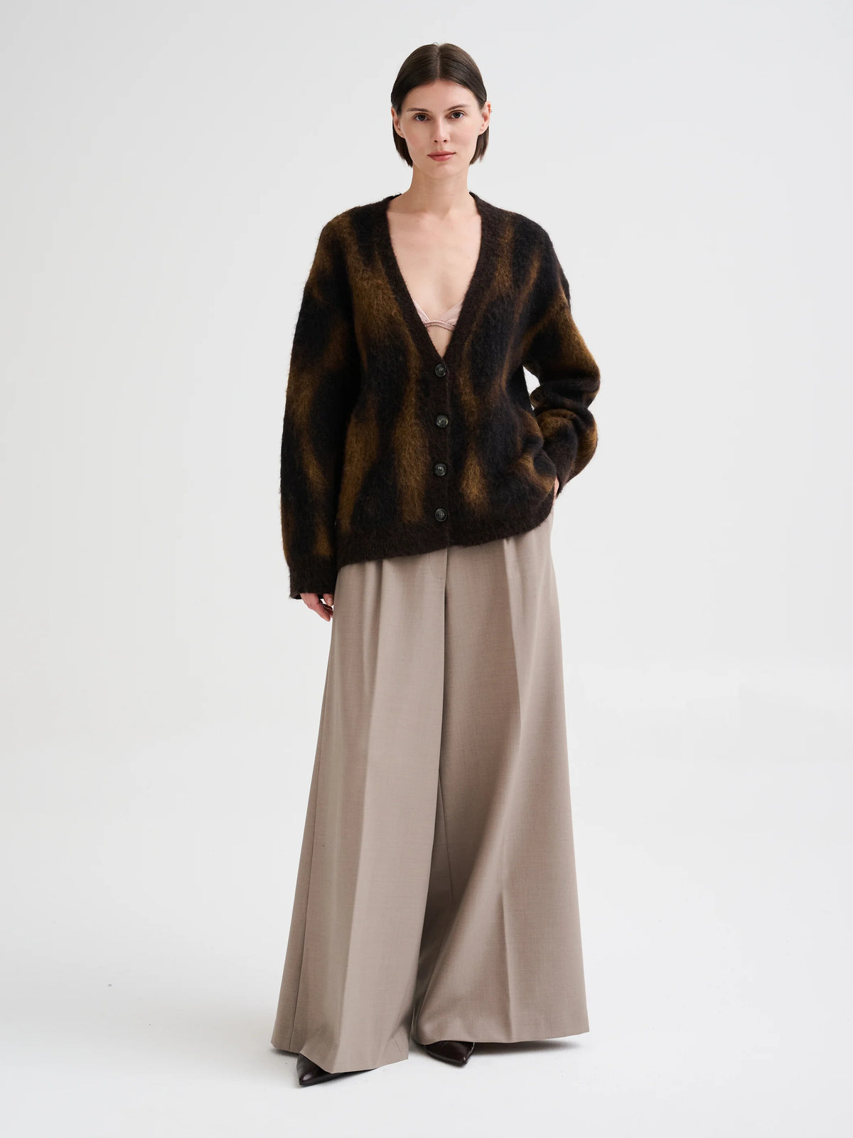 Roberto Collina Cardigan Animal Print
