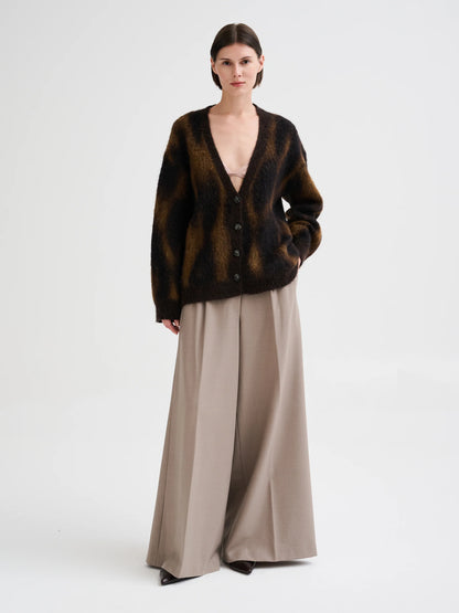 Roberto Collina Cardigan Animal Print