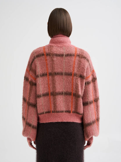Roberto Collina Geometric Jacquard Turtleneck