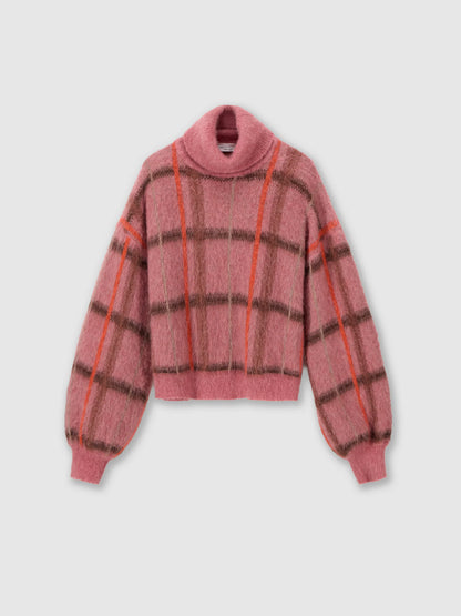 Roberto Collina Geometric Jacquard Turtleneck