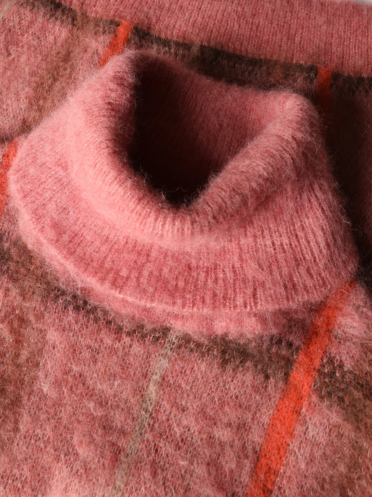 Roberto Collina Geometric Jacquard Turtleneck