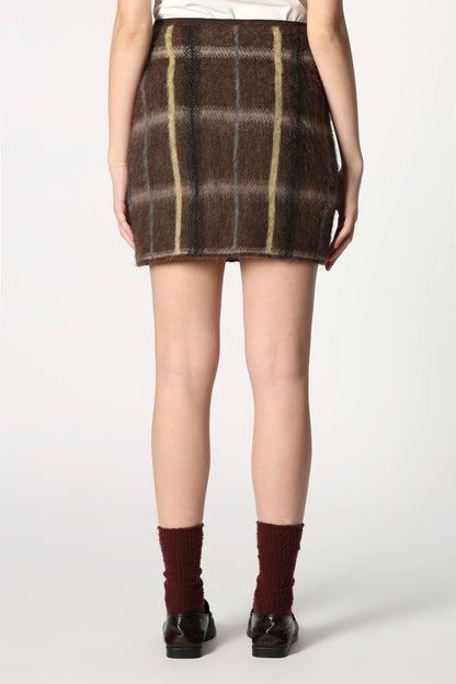 Roberto Collina Checked Mini Skirt