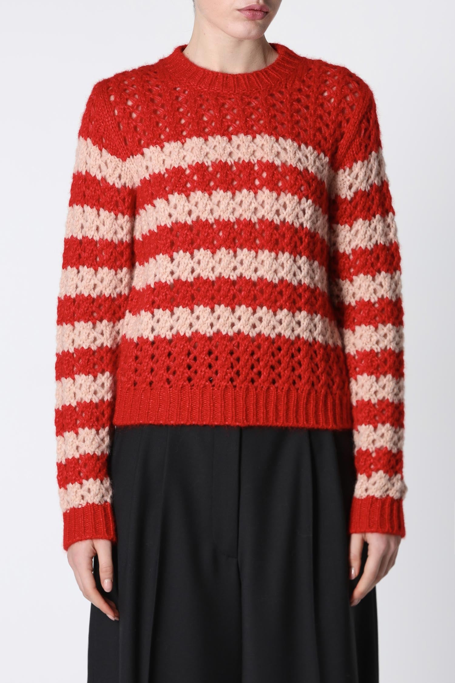 Roberto Collina Striped Knit crew neck