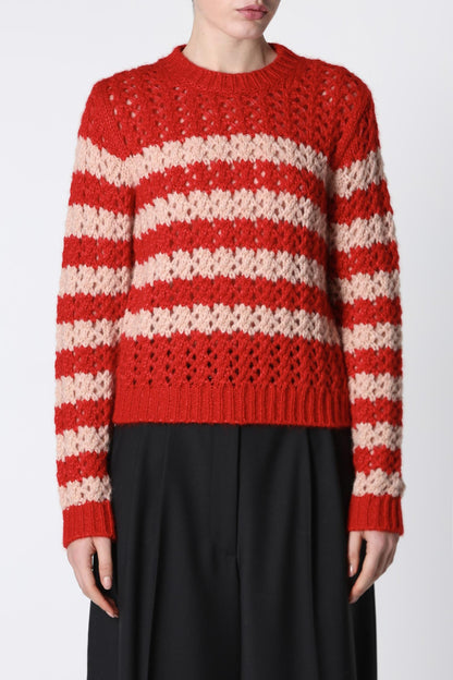 Roberto Collina Striped Knit crew neck