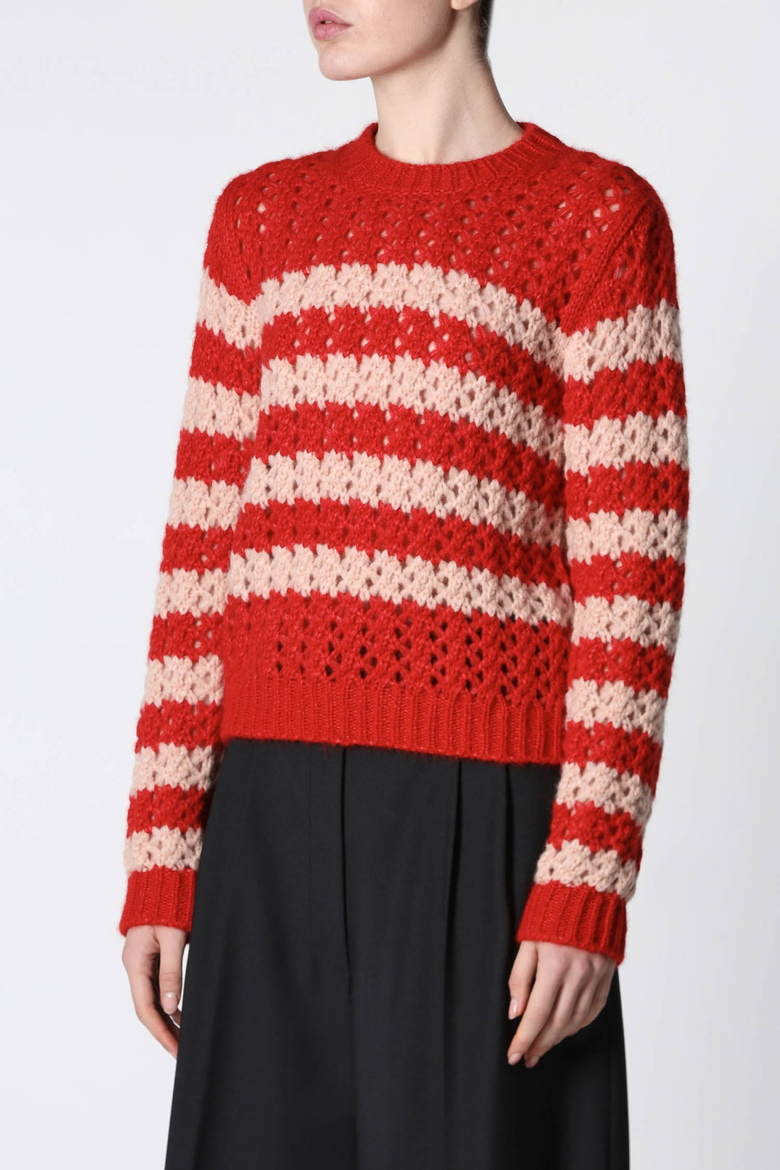 Roberto Collina Striped Knit crew neck
