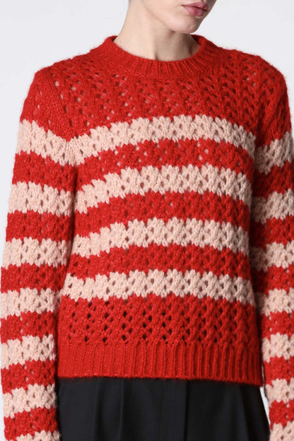 Roberto Collina Striped Knit crew neck