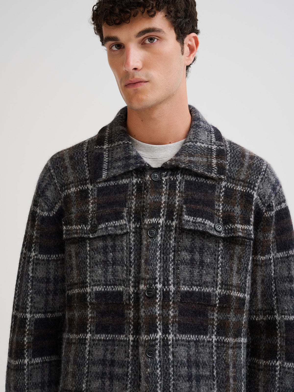 Roberto Collina Long Sleeved Check Shirt
