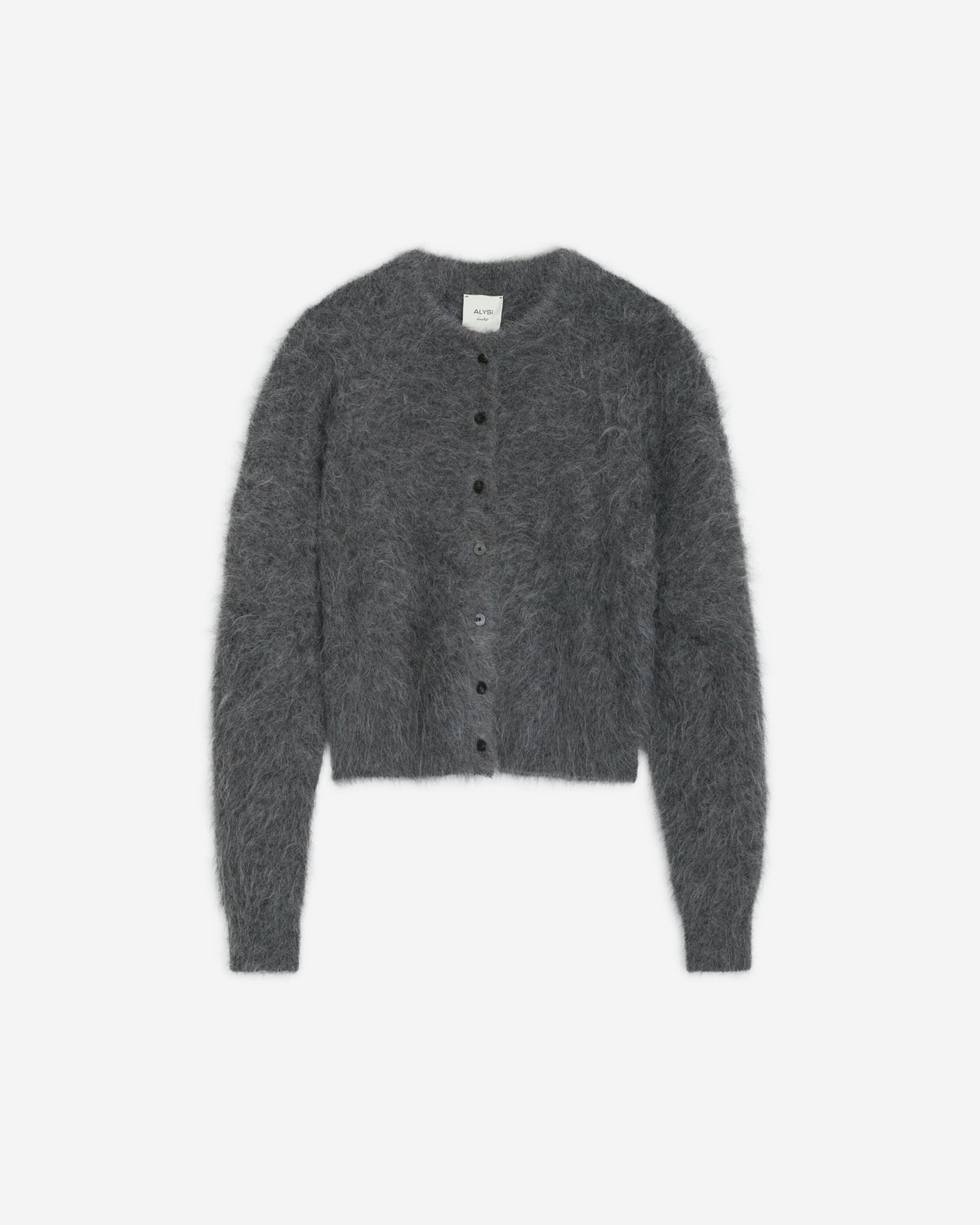 Alysi Brushed Crop Cardigan