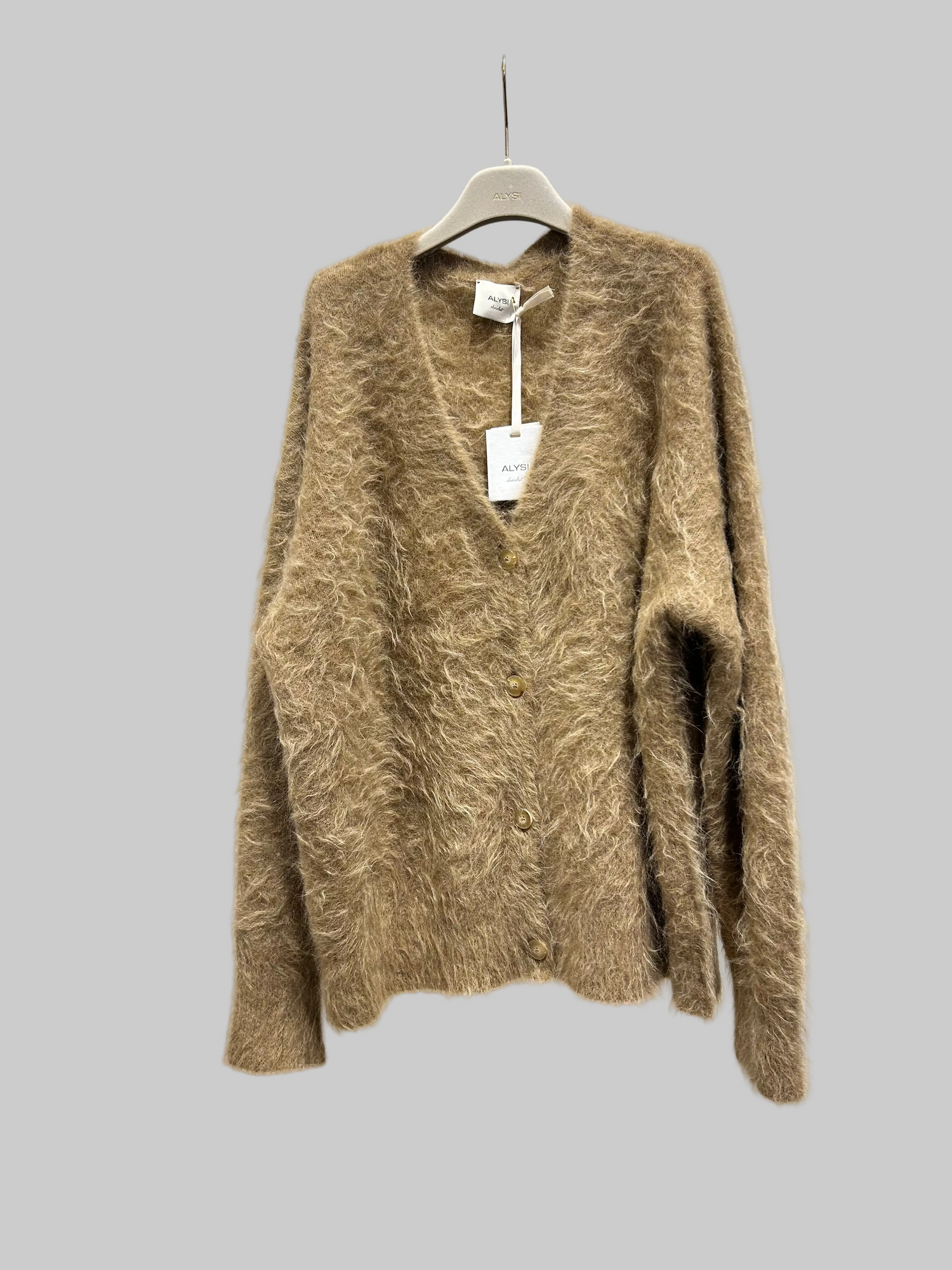 Alysi Brushed Oversized Cardigan