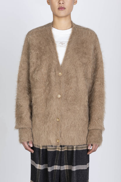Alysi Brushed Oversized Cardigan