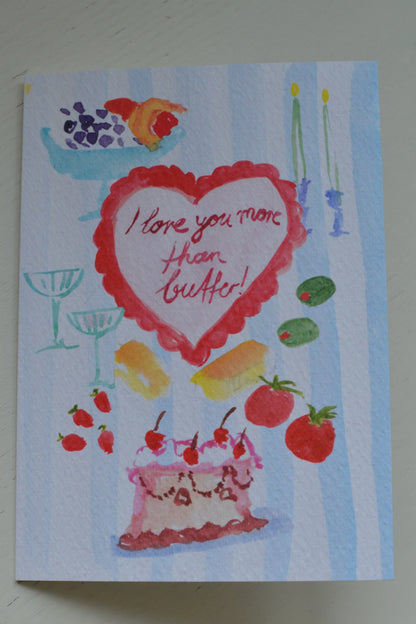 Family Affairs More Than Butter greeting card
