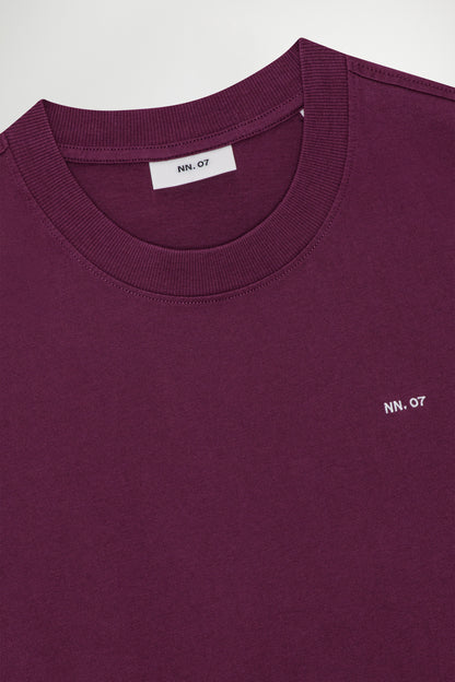 NN07 Adam EMB T-shirt 3209-584 Plum
