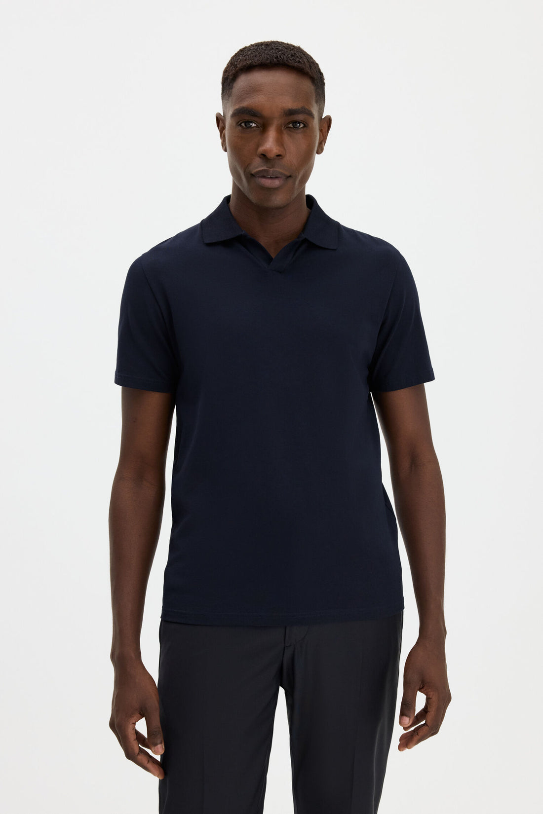 Filippa K Stretch Cotton Polo T-Shirt