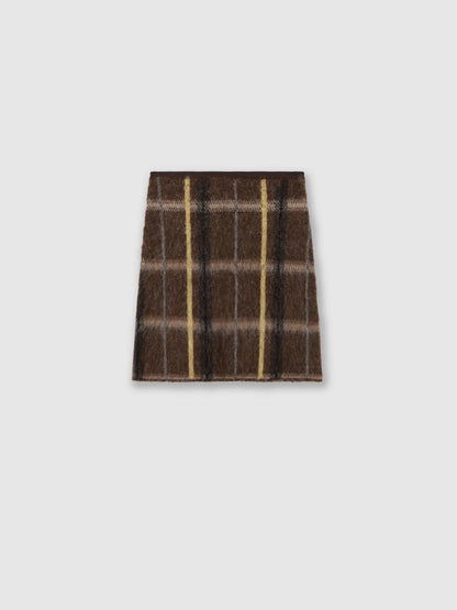 Roberto Collina Checked Mini Skirt