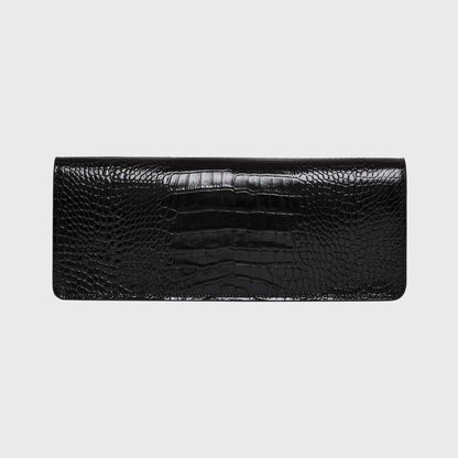 DE MARQUET Envelope Faux Croc