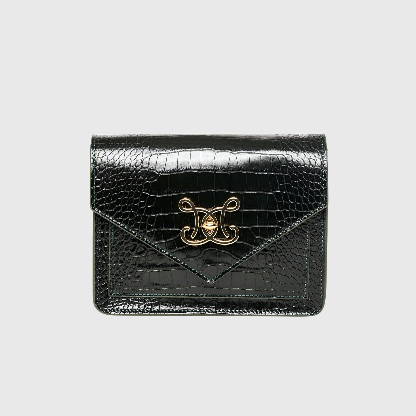 DE MARQUET Envelope Faux Croc