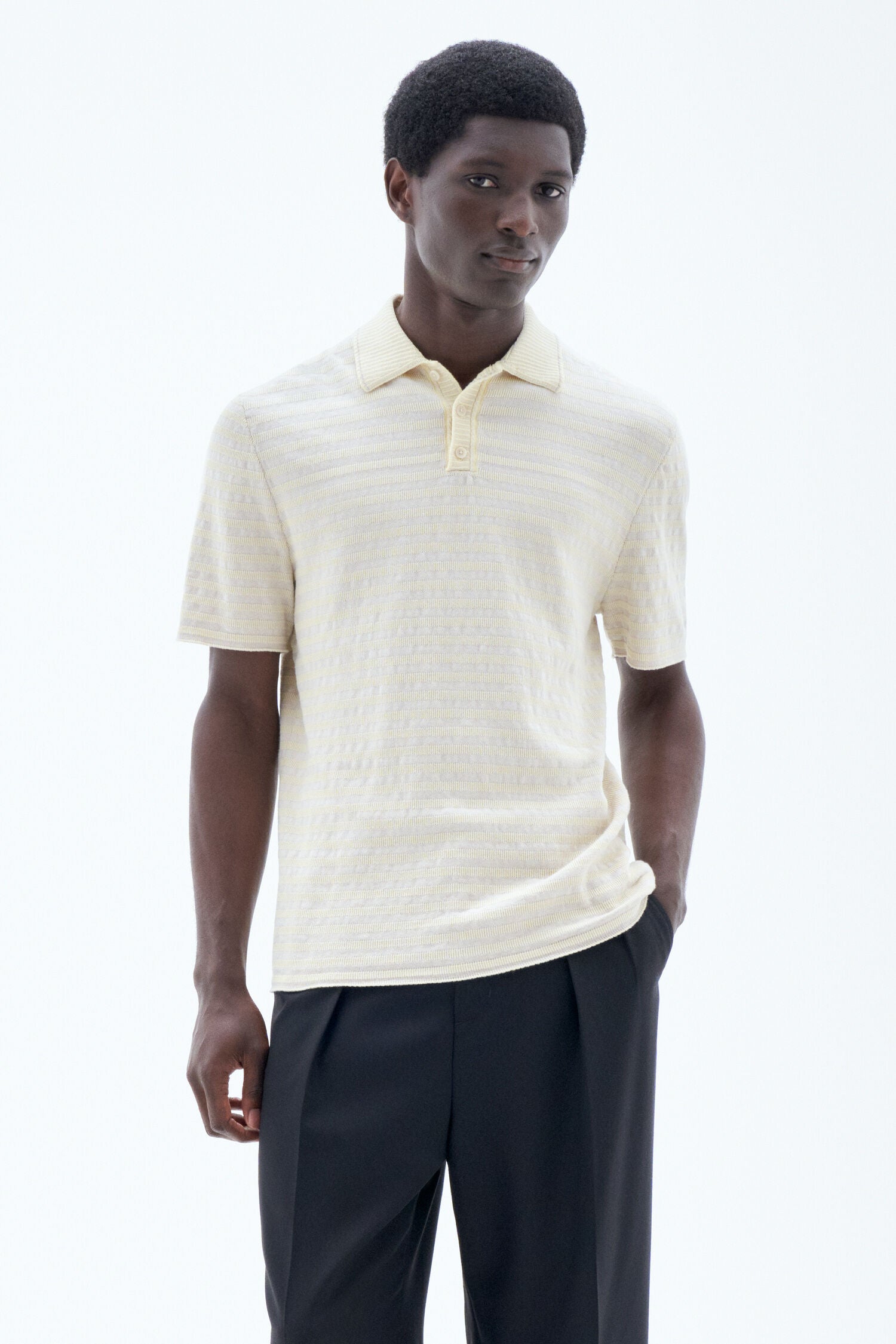 Filippa K Knitted Polo Sweater 30166