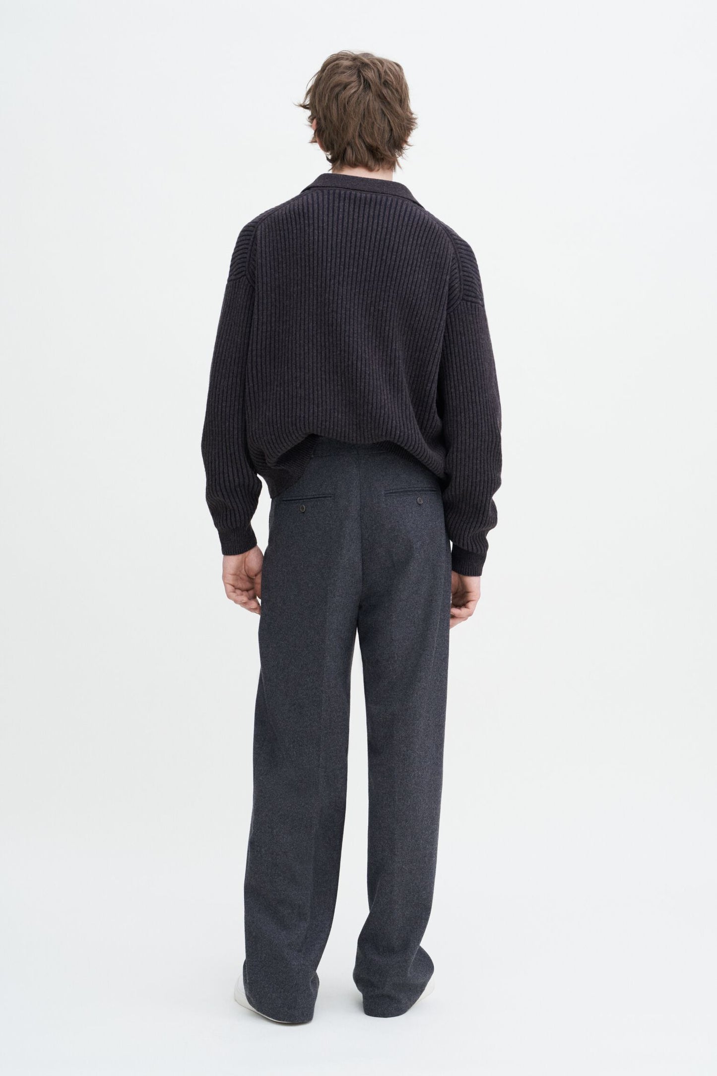 Filippa K Oversized Pleated Wool Trousers 30583