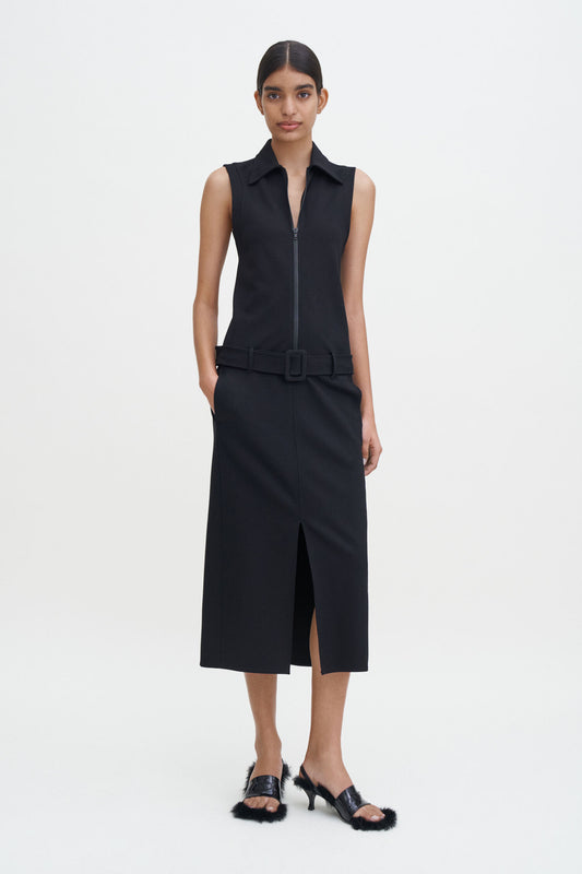 Filippa K Belted Zip Dress 30621